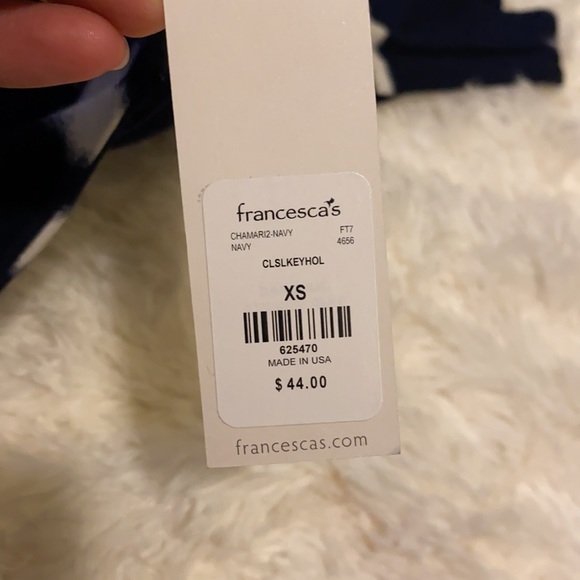 Navy Tie Dye Shift Dress - Picture 4 of 4